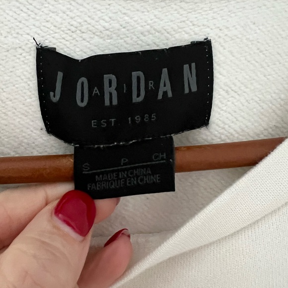 Jordan Nike Men's Legacy Crew White Mens Small - Picture 6 of 12